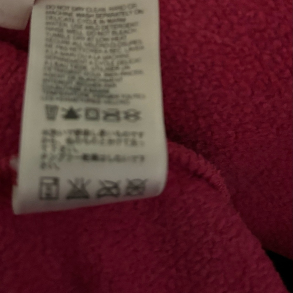 The North Face Womens Medium 1 Dark Pink Full Zip Hoody & 1 Bright Pink Fleece - Picture 8 of 13